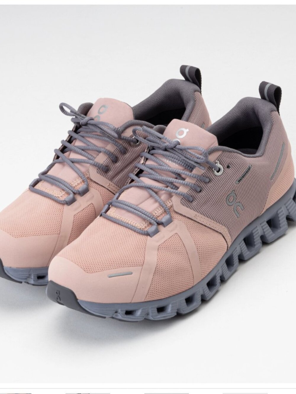 On Cloud 5 Waterproof Sneakers | Rose Fossil | Size 8.5